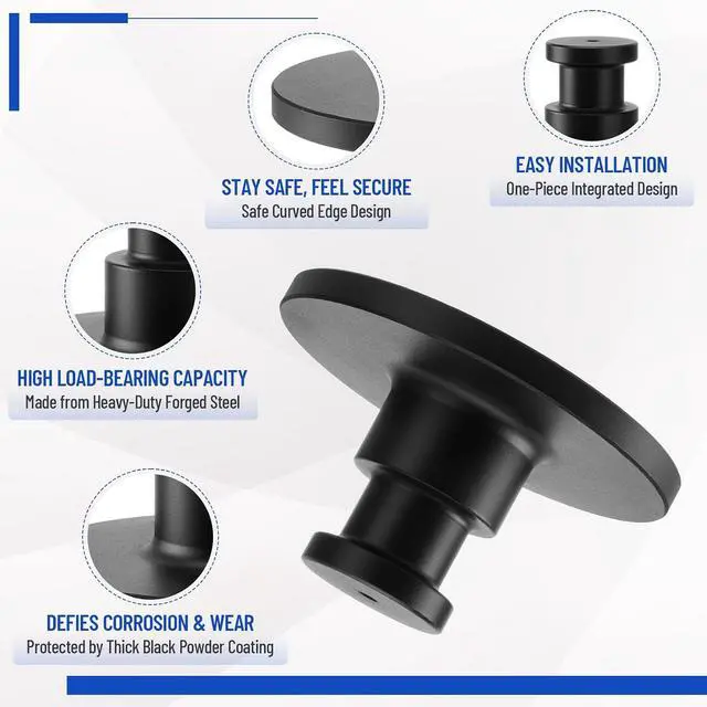 Alt view image 6 of 7 - WA15 5050 Fifth Wheel Kingpin, High Strength Fifth Wheel King Pin with 2" & 1/2" Bolster Plate Thickness, Weldable, Direct Replacement Compatible with Dayton 11-0212 Batco 11-200, Towing for Trailers