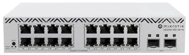 Alt view image 3 of 3 - MikroTik CSS318-16G-2S+in Managed Network Switch, 16 Gigabit Ethernet Ports, 2 SFP+ Ports