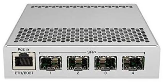 Alt view image 2 of 4 - MikroTik CRS305-1G-4S+in Network Switch Managed Gigabit Ethernet (10/100/1000) Ethernet Power (PoE) White