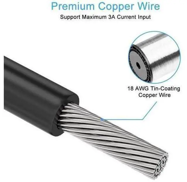 Alt view image 5 of 7 - 15 Pin SATA Power Extension Cable (2 Pack), Sata Male to Female Cable, Sata Power Cable Extension, 10 inch, Black