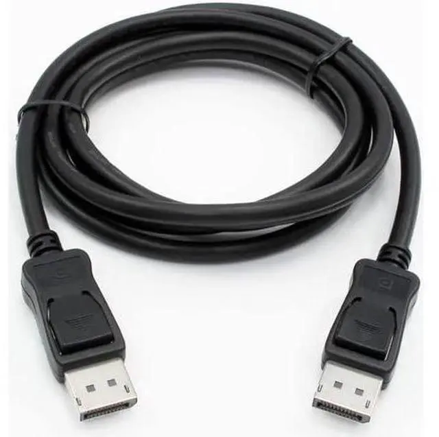 Alt view image 2 of 6 - 4K DisplayPort to DisplayPort Cable (DP to DP Cable, Display Port Cable) 6 Feet - 4K 60Hz, 2K 144Hz Monitor Support ,Black