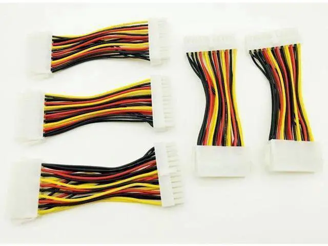 Main image of 5PCS 20P to 24P Power Cable 20 pin to 24 pin Motherboard Power Adapter Convert Cable Computer Accessories Computer Cables for PC 14CM