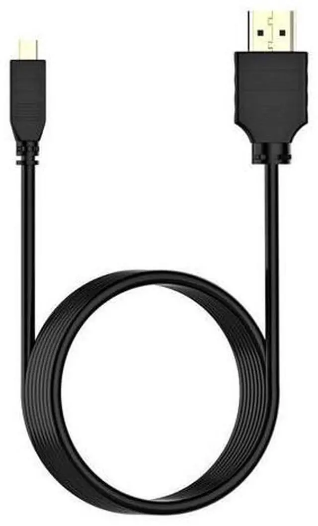 Alt view image 7 of 7 - Micro HDMI to HDMI Cable, High-Speed HDMI to Micro HDMI HDTV Cable - 3.3FT Supports Ethernet, 3D, 4K and Audio Return