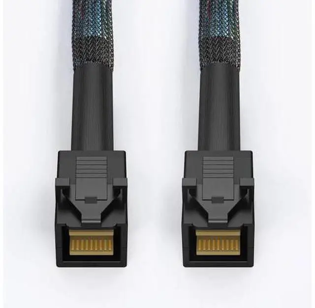 Alt view image 2 of 7 - Internal Mini SAS HD Cable, Mini SAS SFF-8643 to SFF-8643 Cable, 3.3FT