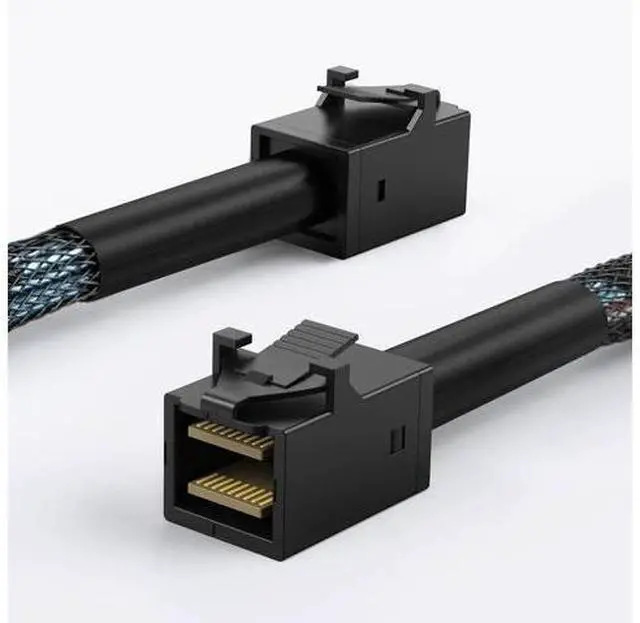 Alt view image 7 of 7 - Internal Mini SAS HD Cable, Mini SAS SFF-8643 to SFF-8643 Cable, 3.3FT