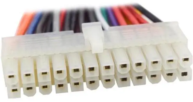 Alt view image 4 of 4 - ATX 20pin to 24 Pin Power Adpater Cable, PSU 20-pin to Motherboard 24-pin Power Converter Cord - 20 Pin Female to 24 Pin Male - 6 Inches
