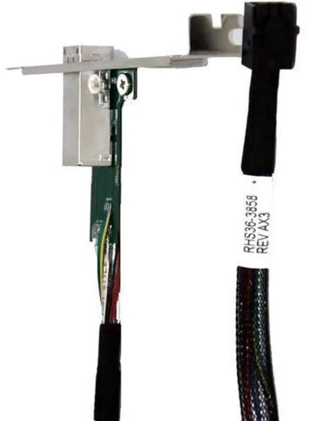 Alt view image 5 of 5 - SFF-8643 to SFF-8644 (HD SAS to External HD SAS Mother Port) Cable 60cm