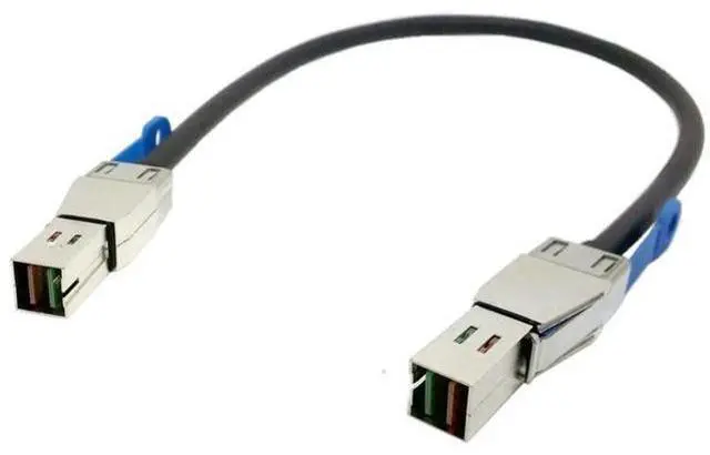 Alt view image 5 of 6 - Mini SAS SFF-8644 to SFF-8644 High Density HD Data Server Raid Cable 0.5M