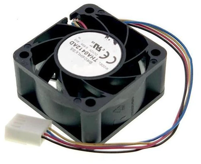 Alt view image 2 of 6 - New Cooling Fan for THA0412AD 4020, Axial high Airflow Cooling Fan DC 12V 0.60A 20.6CFM 5.16W 4-Pin 4-Wire Size:40 * 40 * 20mm.