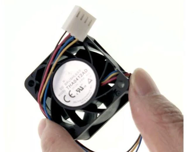Alt view image 5 of 6 - New Cooling Fan for THA0412AD 4020, Axial high Airflow Cooling Fan DC 12V 0.60A 20.6CFM 5.16W 4-Pin 4-Wire Size:40 * 40 * 20mm.