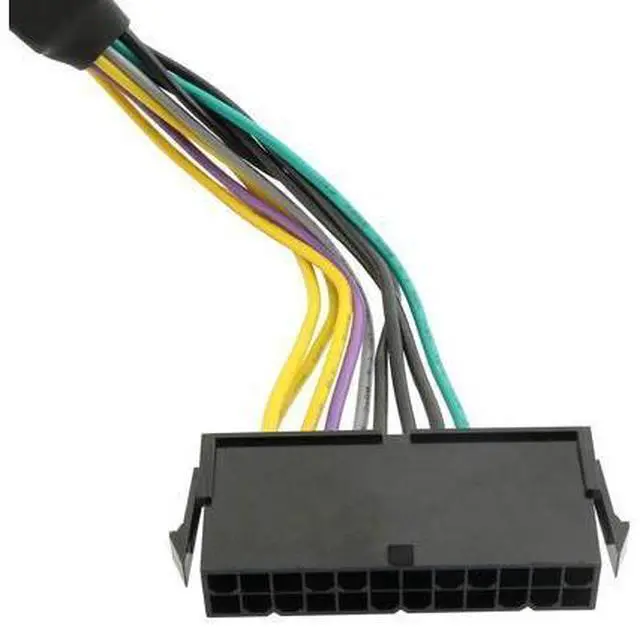 Alt view image 4 of 5 - 11 Inch 24-Pin to 8-Pin 18AWG ATX PSU Power Supply Adapter Cable for Motherboards 2PCS