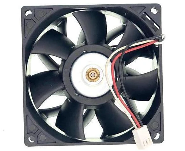 Alt view image 6 of 7 - Vszerda New Cooling Fan for FFB0912EHE DC12V 1.50A 16.2W 5700RPM 102CFM 92X92X38mm 3-Pin 3-Wire Brushless Fan.
