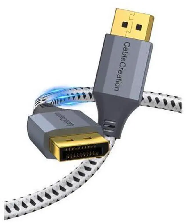 Main image of 8K DisplayPort Cable 10 FT/3M, DP to DP Cable 1.4,Support 8K@60Hz, 4K@144Hz, 2K@165Hz Video Resolution & HDR,Gray