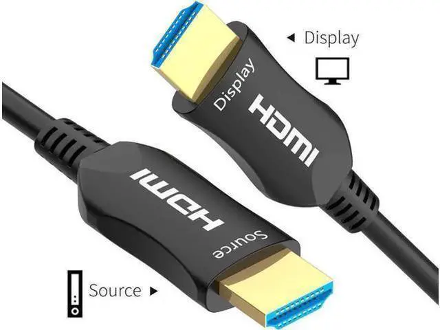 Alt view image 3 of 7 - Fiber HDMI Cable , 4K@60Hz 18.2Gbps High Speed HDMI Fiber Optic Cable HDMI 2.0b Fiber Optic Cable ARC, HDCP2.2, 3D, Subsampling 4:4:4/4:2:2/4:2:0 Slim and Flexible HDMI - 3.3ft