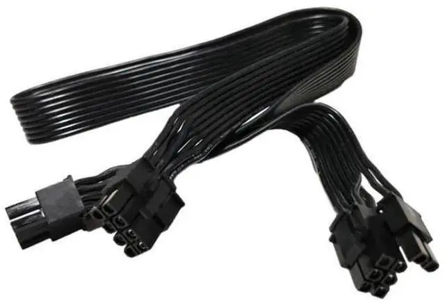 Alt view image 5 of 5 - PCIe Dual 8Pin 6+2Pin GPU Power Cable for Seasonic FOCUS PLUS GOLD, Platinum, PX, GX, SGX 1000W, 850W, 750W, 650W Modular Power