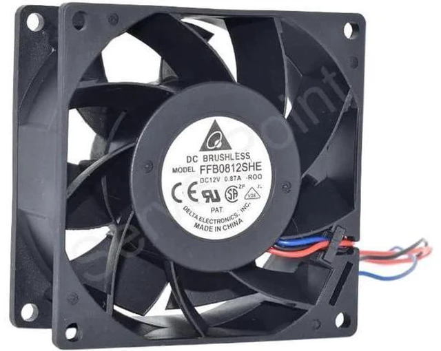 Main image of For 8038 3PIN UPS 12V 0.87A FFB0812SHE-ROO Three Lines Cooling Fan