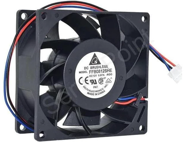 Alt view image 2 of 2 - For 8038 3PIN UPS 12V 0.87A FFB0812SHE-ROO Three Lines Cooling Fan