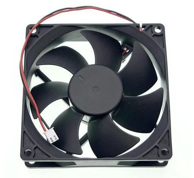 Alt view image 2 of 7 - New Cooling Fan for POWERYEAR PY-9225H12S DC 12V 0.35A 9025,Size: 90X90X25mm 2-pin 2-Wire DC Brushless Fan.