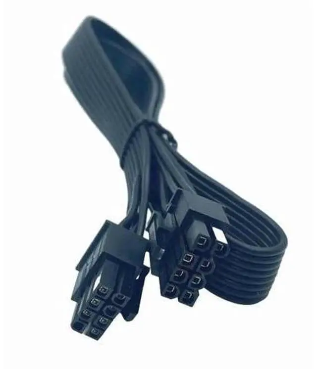 Alt view image 6 of 6 - ForSeasonic PSU, PCIe 8Pin 6+2Pin GPU Power Cable 60CM ForSeasonic FOCUS, PRIME, M12II EVO 1000W, 850W, 750W, 650W, 550W, 450W