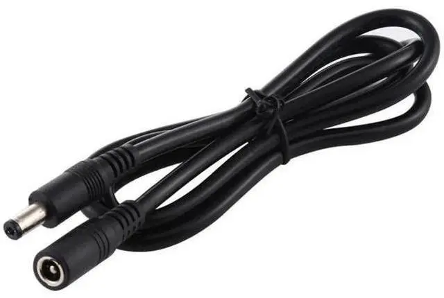 Alt view image 2 of 7 - 8A 5.5 x 2.1mm Female to Male DC Power Extension Cable 10m (Black)