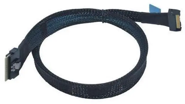 Alt view image 2 of 7 - PCIe 5.0 MCIOx8 74Pin to Slim SAS SFF-8654 8i Cable for Server Backplane, 1.6ft (50cm)