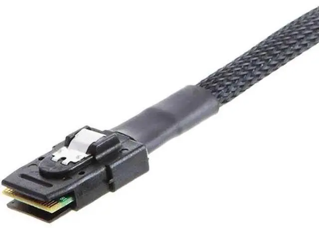 Alt view image 2 of 3 - MINI SAS HD to MINI SAS 36PIN Adapter Cable SFF-8644 to SFF-8087 Server Hard Disk Cable 12Gbps 10TF/3M
