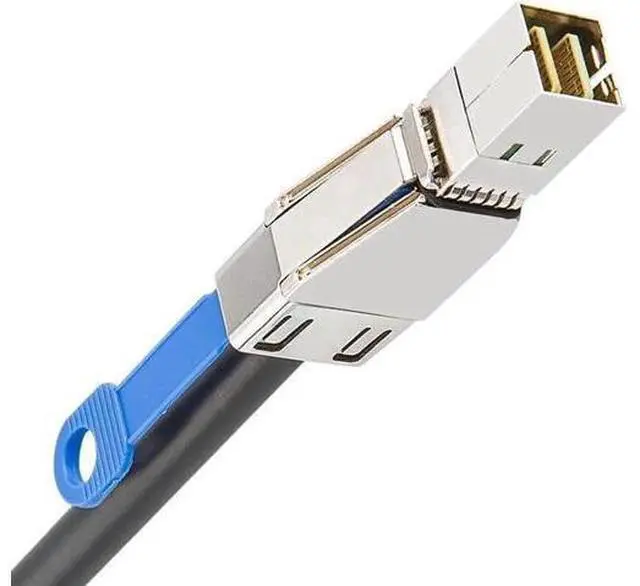 Alt view image 3 of 3 - MINI SAS HD to MINI SAS 36PIN Adapter Cable SFF-8644 to SFF-8087 Server Hard Disk Cable 12Gbps 10TF/3M