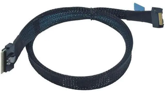 Alt view image 6 of 7 - PCIe 5.0 MCIOx8 74Pin to Slim SAS SFF-8654 8i Cable for Server Backplane, 1.6ft (50cm)