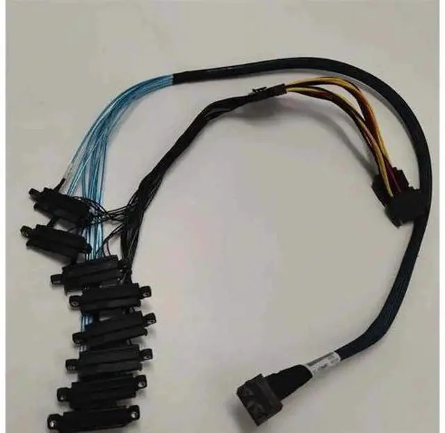 Alt view image 3 of 3 - 12G Mini SAS cable 2-8643 to 8 SAS 8482 HDD server data cable 00KF472
