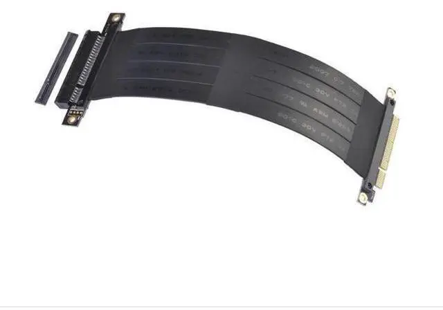 Alt view image 2 of 6 - Add On Card PCIE/PCI-E Riser Card PCI Express Extension Cable Riser PCI E 8X Male to 8X Female Riser Cable for BTC Mining