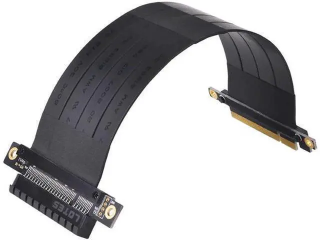 Alt view image 5 of 6 - Add On Card PCIE/PCI-E Riser Card PCI Express Extension Cable Riser PCI E 8X Male to 8X Female Riser Cable for BTC Mining