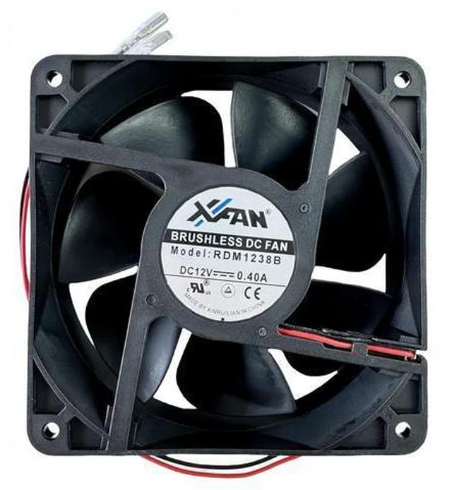 Alt view image 5 of 7 - for RDM1238B Chassis Cooling Fan DC12V 0.40A 120mm 12038 120×120×38mm 2 Wire Brushless Inverter Cooling Fan