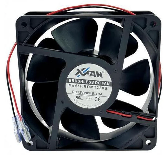 Alt view image 6 of 7 - for RDM1238B Chassis Cooling Fan DC12V 0.40A 120mm 12038 120×120×38mm 2 Wire Brushless Inverter Cooling Fan
