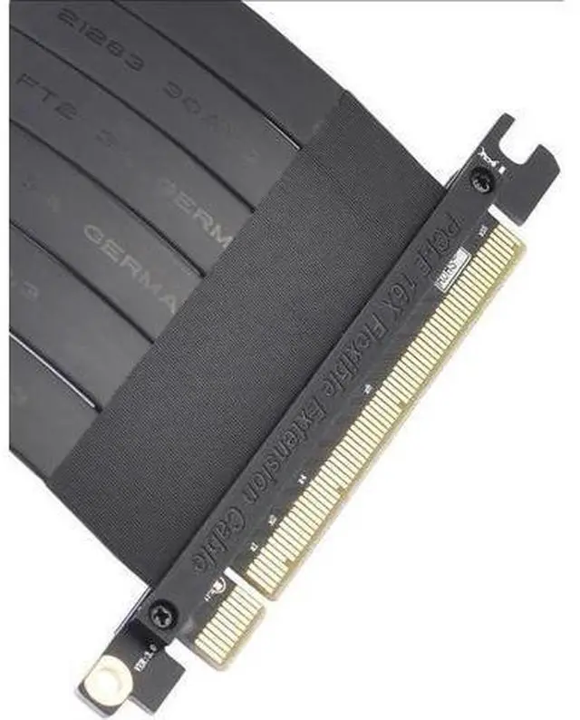 Alt view image 5 of 6 - Add On Card PCIE/PCI-E Riser PCI E PCI Express Riser Card Connector Cable PCI-E 16X Flexible Cable Extension Port Adapter