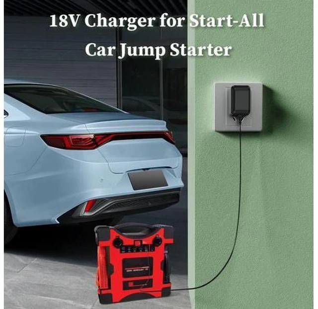 Alt view image 3 of 5 - 18V Charger for Goodall Manufacturing JP-12-4000T JP-12-5000T JP-12-10000T Jump Pack AC Adapter for 12V Start-All Corded Jump Pack Power Supply Cord