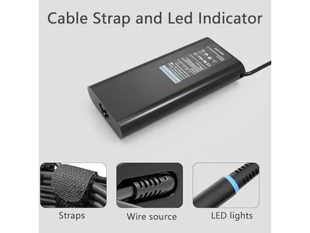 Alt view image 5 of 7 - 130W AC Adapter Compatible with Dell inspiron 16 Plus 7640 7620 7630 Business Laptop,for inspiron 14 16 Plus 7420 7430 7510 XPS 15 17 9730 9640 7590 9530 9550 7590 Power Supply Cord