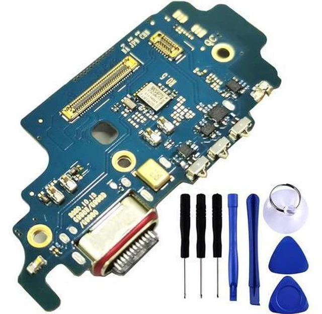 Main image of Galaxy S21 Ultra 5G USB Charging Port Flex Cable Replacement Type C Charger Dock Board Flex Cable Connector for Samsung S21 Ultra G998U Port Repair Part with Tools (SM-G998U)