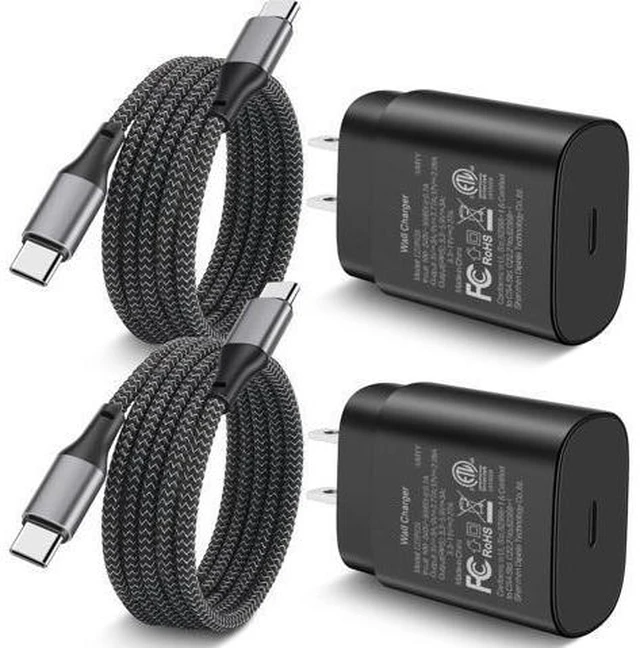 Main image of S25/S25 Ultra Charger Fast Charging, 25W USB C Super Fast Wall Charger 6FT Type C Charger Cable Cord Android Phone Charger Block for Samsung Galaxy S25 Ultra/S25/S25+/S24 Ultra/S24/S23/S22/S21