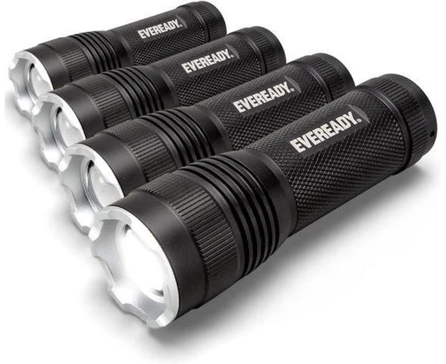 Main image of LED Flashlights (4-Pack) S300 PRO IPX4 Water Resistant Tactical Flashlight Bright EDC Torches for Camping Outdoors Power Outage Emergencies