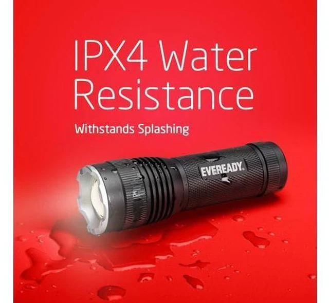 Alt view image 3 of 7 - LED Flashlights (4-Pack) S300 PRO IPX4 Water Resistant Tactical Flashlight Bright EDC Torches for Camping Outdoors Power Outage Emergencies