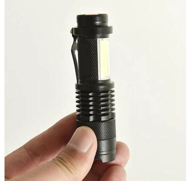 Alt view image 5 of 5 - 2000LM Aluminum Waterproof Zoomable LED Flashlight Torch tactical light for 14500 Rechargeable or AA Battery