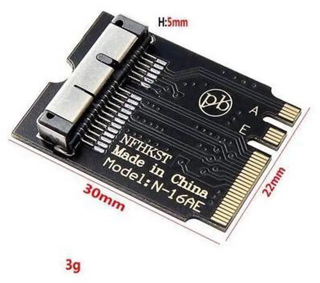 Alt view image 5 of 5 - Drive Wireless Card to A+E Key Adapter Card