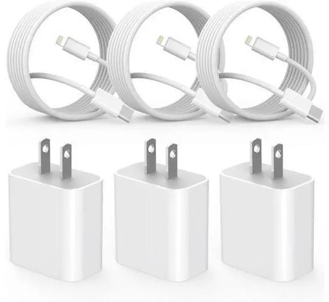 Main image of Fast Charger iPhone i Phone Charge Cable 3Pack iPhone Charger Fast Charging 6Foot Phone Charging USB C Charge Adapter 6FT Type C to Lightning Cable for iPhone 14 Pro Max/14 Plus/13/12 Mini/11/10/XS/SE