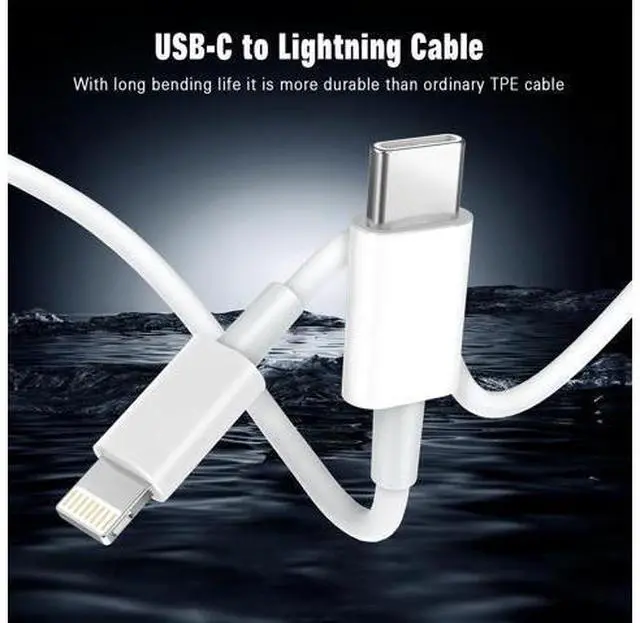 Alt view image 6 of 7 - USB C to Lightning Cable Carplay Cable 3FT Car iPhone Charger Fast Charging Cord for iPhone 14 13 12 11 Pro Max XR XS X 8 Plus Car Charging Cord