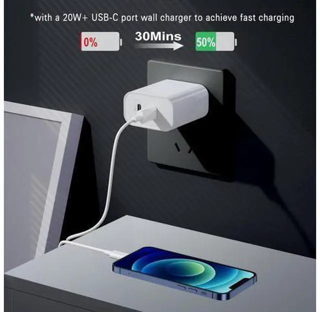 Alt view image 7 of 7 - USB C to Lightning Cable Carplay Cable 3FT Car iPhone Charger Fast Charging Cord for iPhone 14 13 12 11 Pro Max XR XS X 8 Plus Car Charging Cord