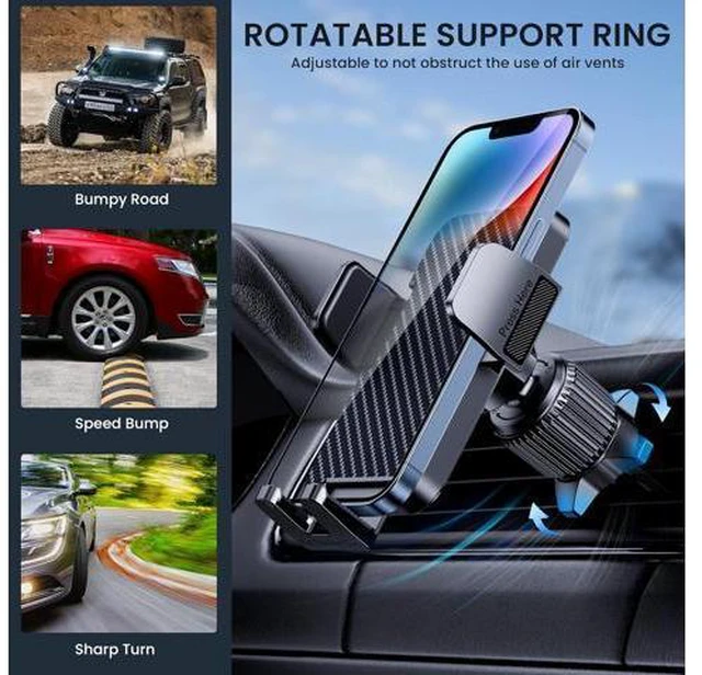 Alt view image 7 of 7 - Phone Mount for Car Holders Cell Phone Holder Hands Free Phone Stand for Car Vent Automobile Mount Fit iPhone Android Smartphone Universal