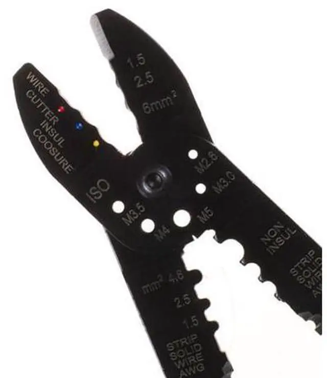Alt view image 2 of 7 - FS-051 Multi-functional Crimping Pliers Terminals Crimping Tools Wire Stripper Multi Tool Tools Hands Plier