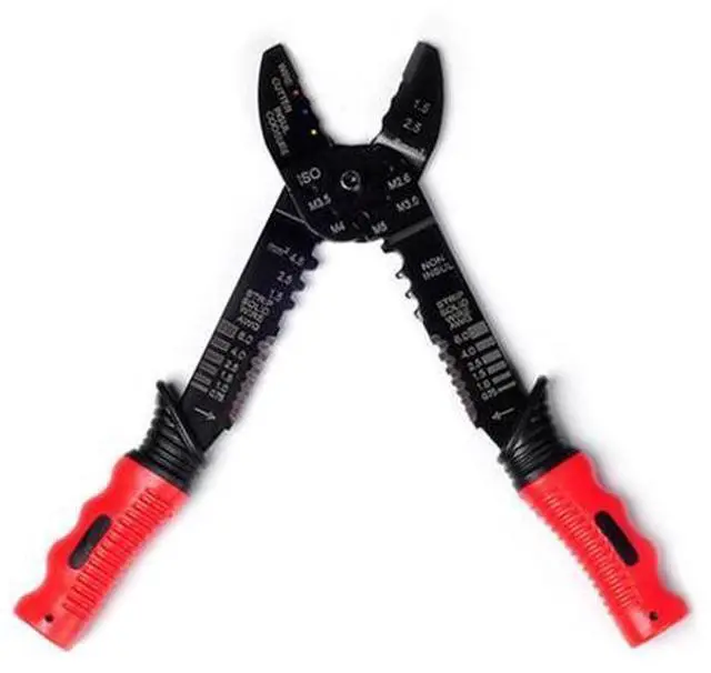 Alt view image 6 of 7 - FS-051 Multi-functional Crimping Pliers Terminals Crimping Tools Wire Stripper Multi Tool Tools Hands Plier