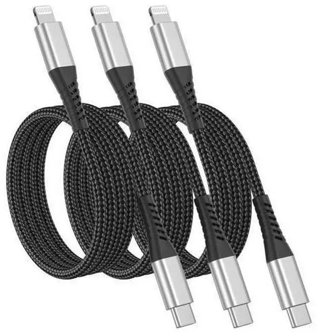 Main image of USB C to Lightning Cable 3FT 3 Pack iPhone Charger Cord MFi Certified 3 Foot iPhone Cable PD Fast Charging for iPhone 14 13 12 11 Pro Max Xs 8 7 6 5 Plus iPad Air Mini
