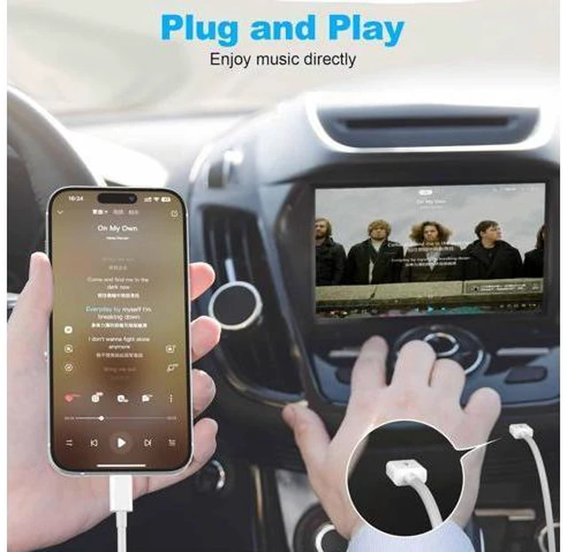 Alt view image 3 of 7 - Car Carplay CableUSB A to Lightning Cable 3FT Compatible with iPhone 14 13 12 11 Pro Max XR XS X Charger CordCar Charging Cord